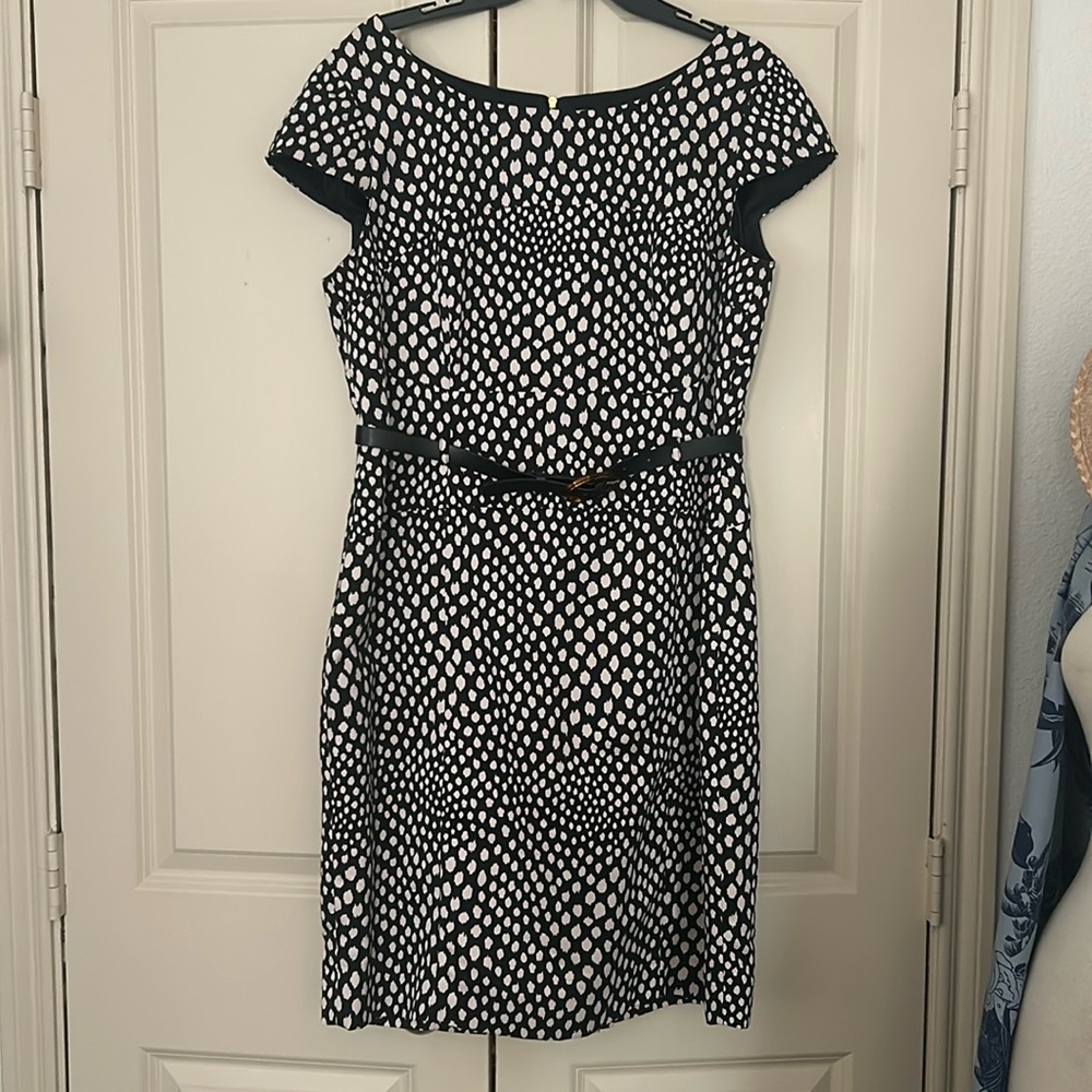 Tahari Dress Animalprint